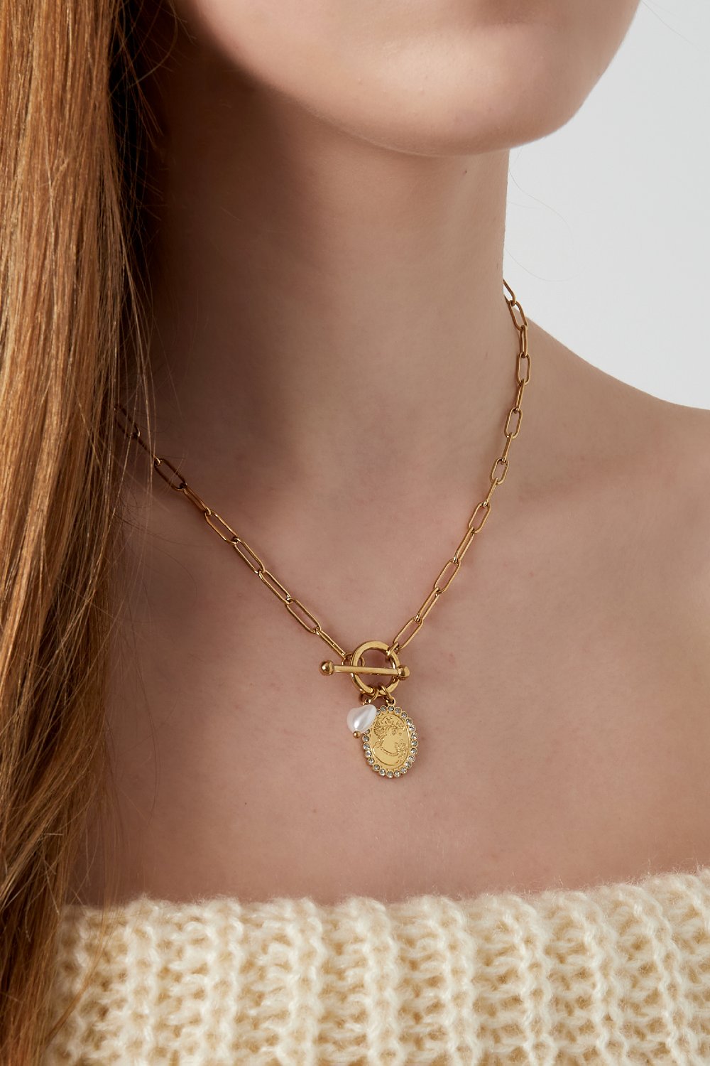 Ketting classy lady goud